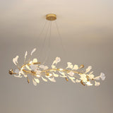 Gingko Linear Chandelier For Cord