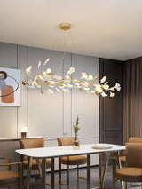 Gingko Linear Chandelier For Cord