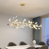 Gingko Linear Chandelier For Cord