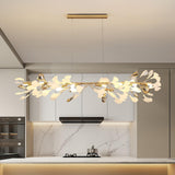 Gingko Linear Chandelier For Cord