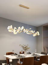 Gingko Linear Chandelier For Cord