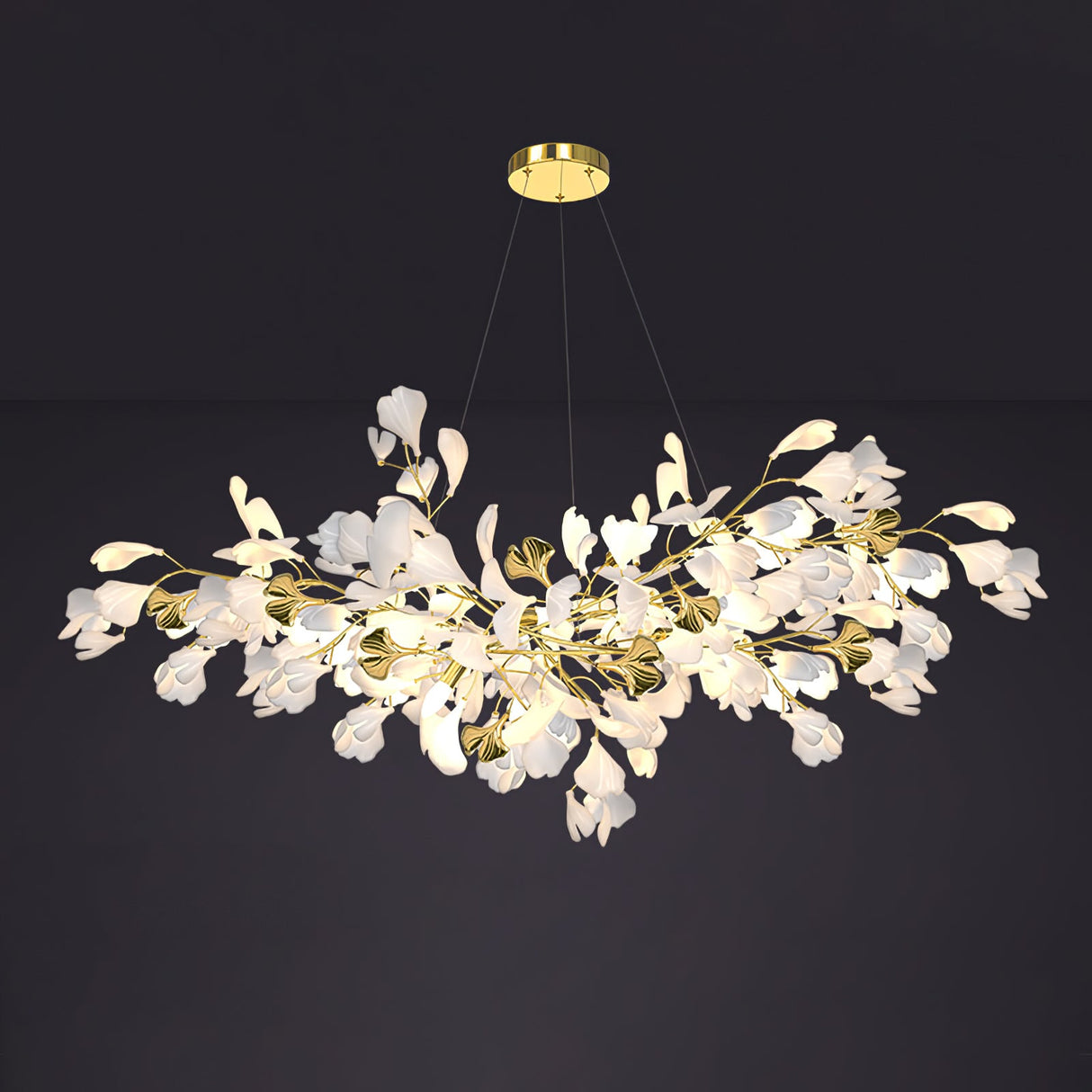 Gingko Ovl Chandelier