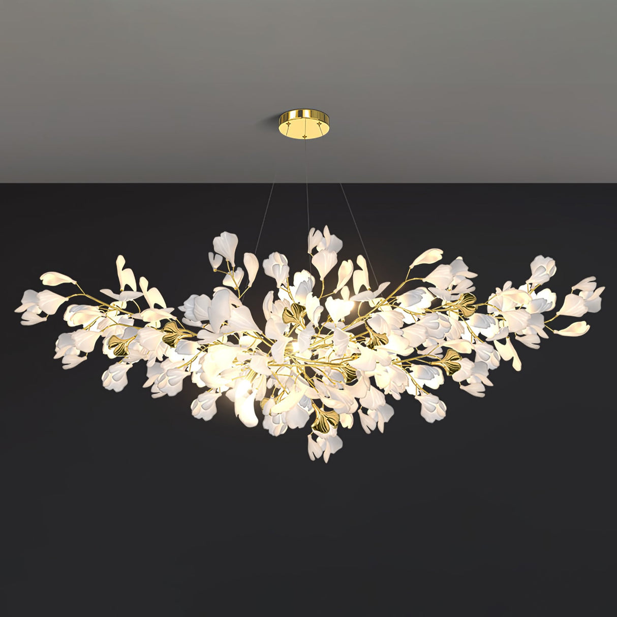 Gingko Ovl Chandelier