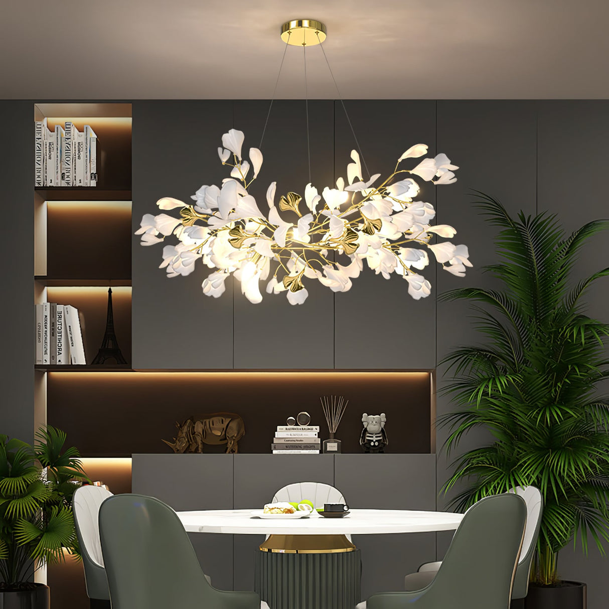 Gingko Ovl Chandelier