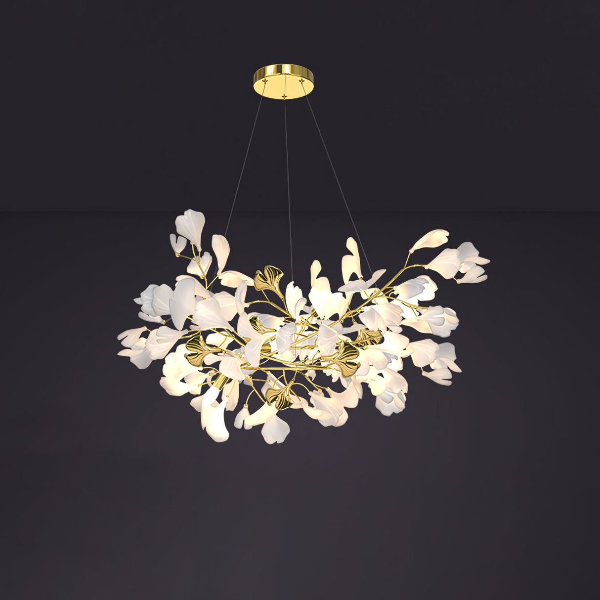 Gingko Ovl Chandelier