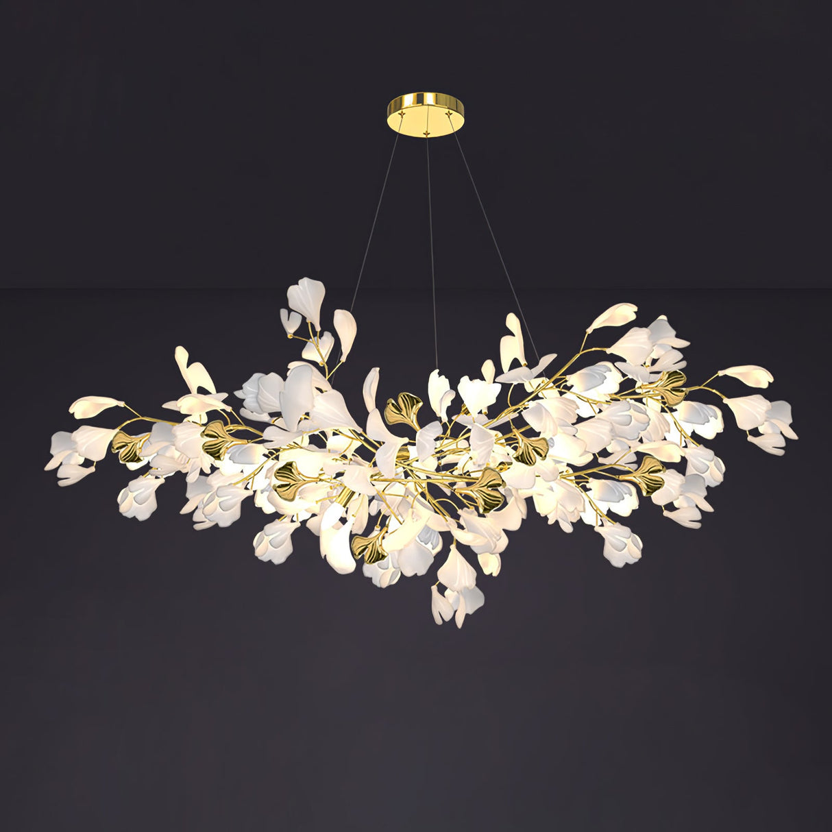 Gingko Ovl Chandelier