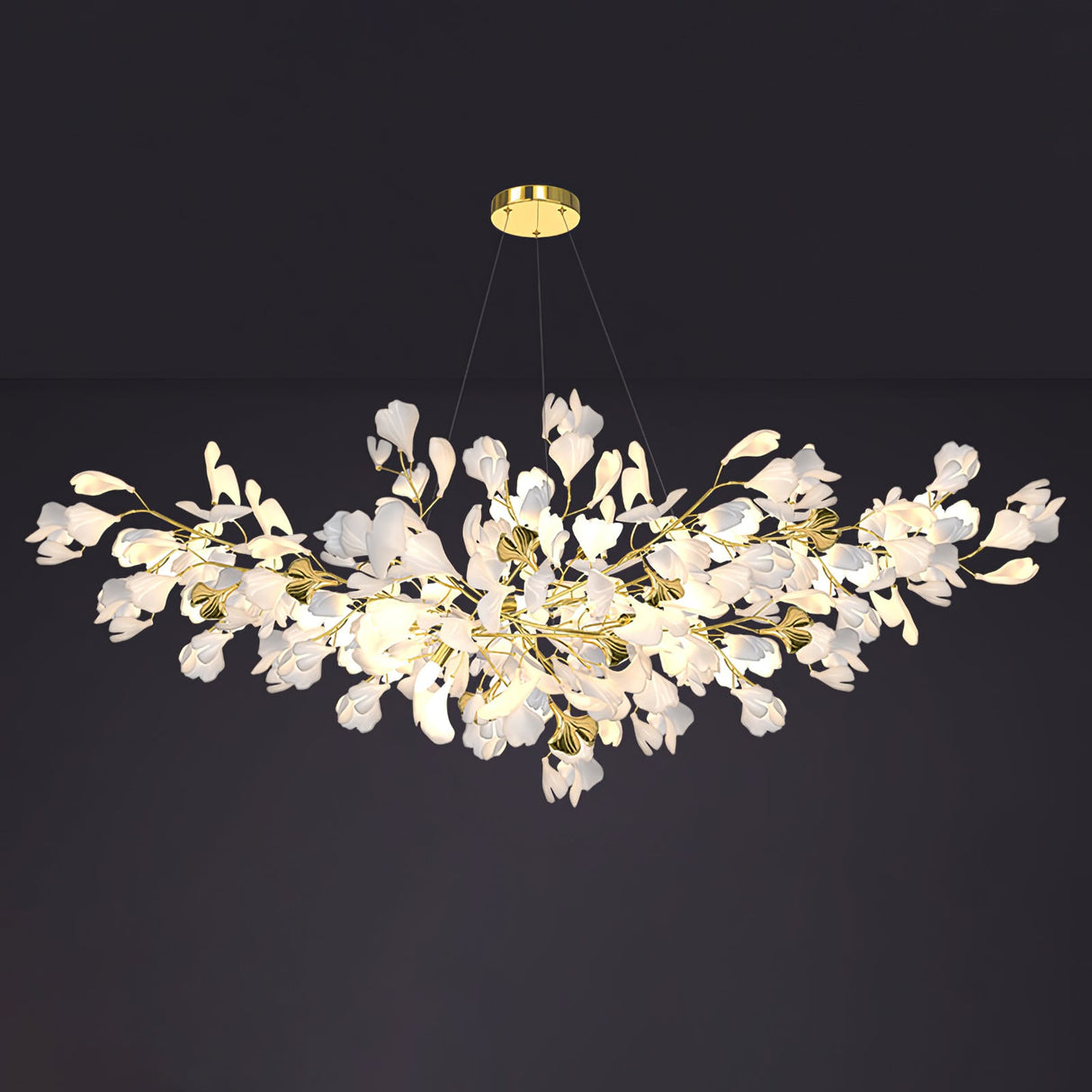 Gingko Ovl Chandelier