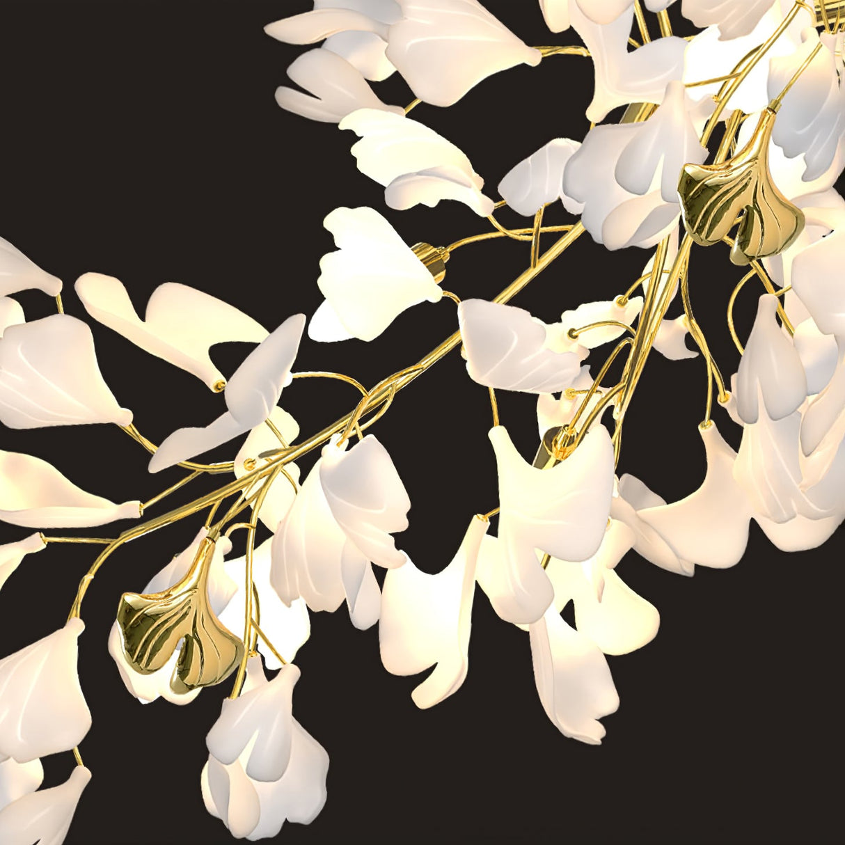 Gingko Ovl Chandelier