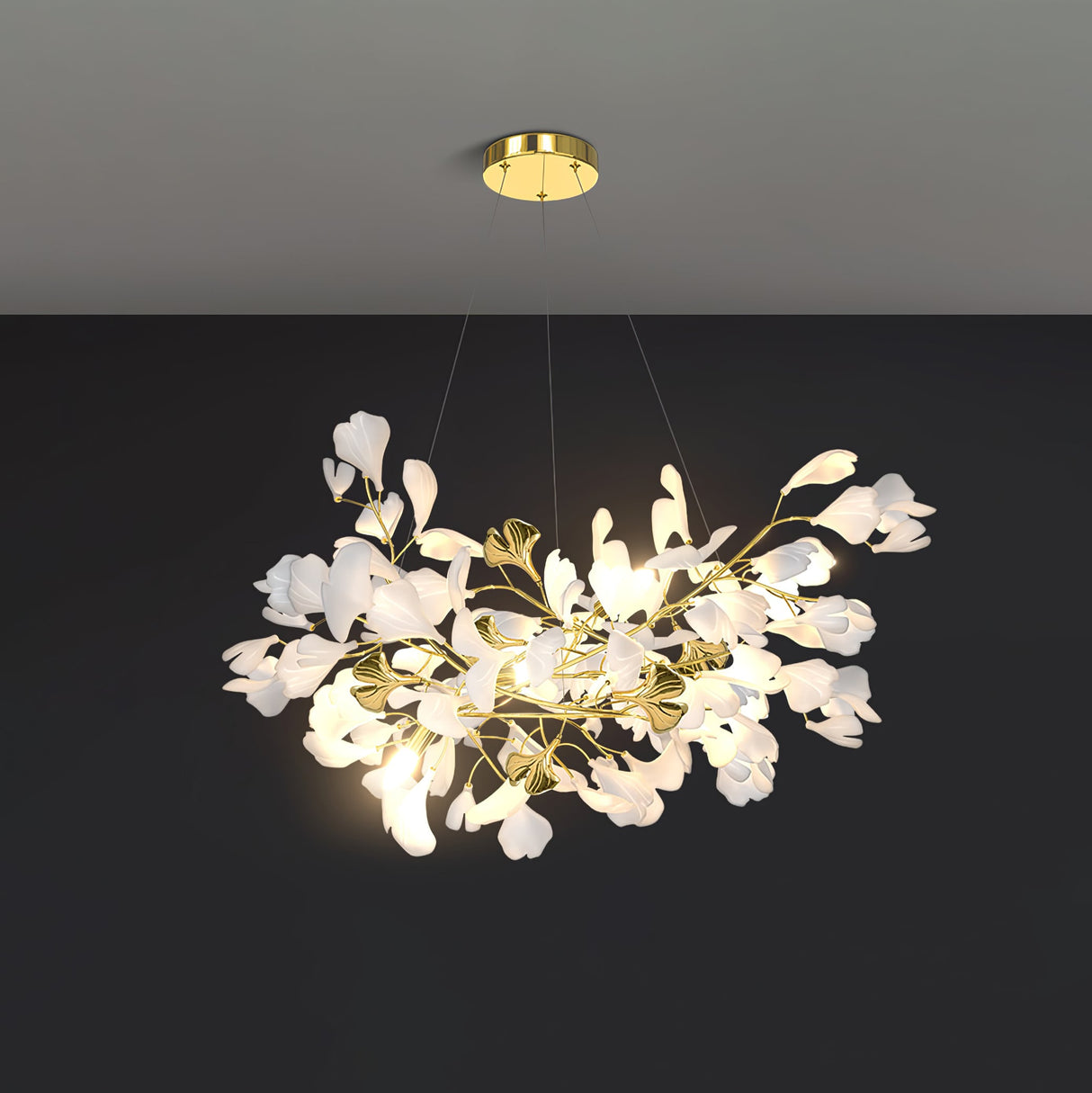 Gingko Ovl Chandelier