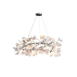 Gingko Chandelier U USE White and Gold