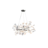 Gingko Chandelier U USE White and Gold