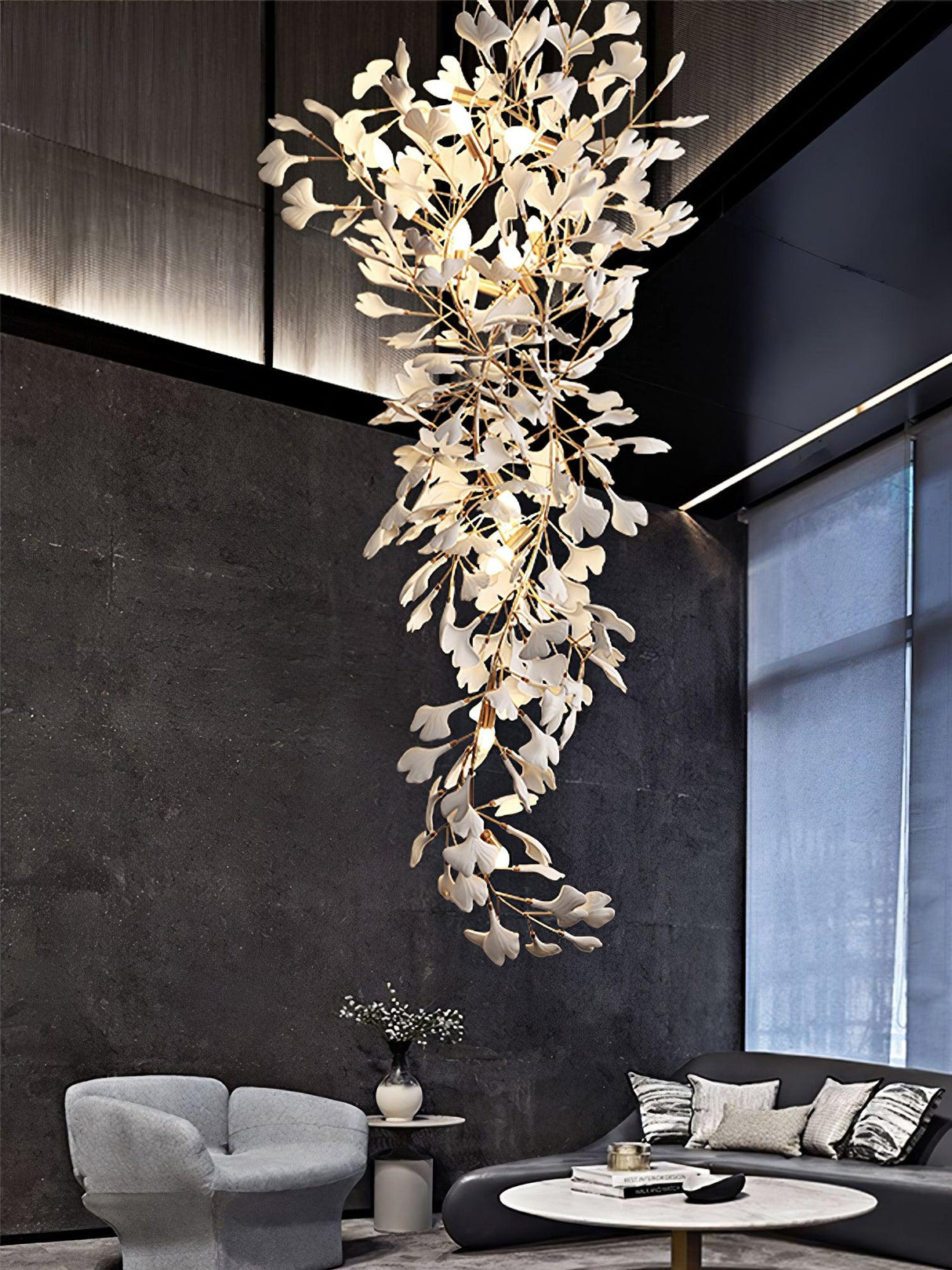 Gingko Long Branch Chandelier