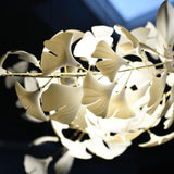 Gingko Chandelier B USE White and Gold