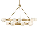 Art Glass Ball Selene Multi Tier Chandelier