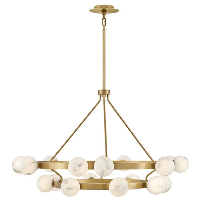 Art Glass Ball Selene Multi Tier Chandelier