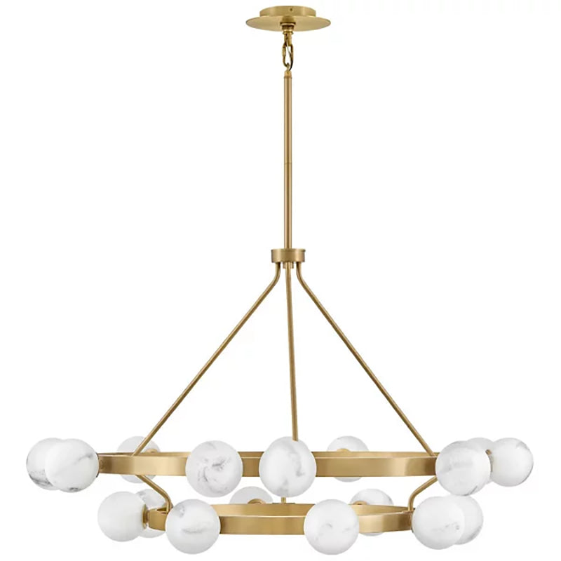 Art Glass Ball Selene Multi Tier Chandelier