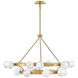 Art Glass Ball Selene Multi Tier Chandelier