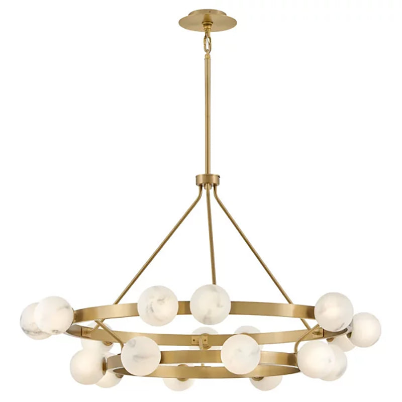 Art Glass Ball Selene Multi Tier Chandelier