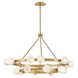 Art Glass Ball Selene Multi Tier Chandelier