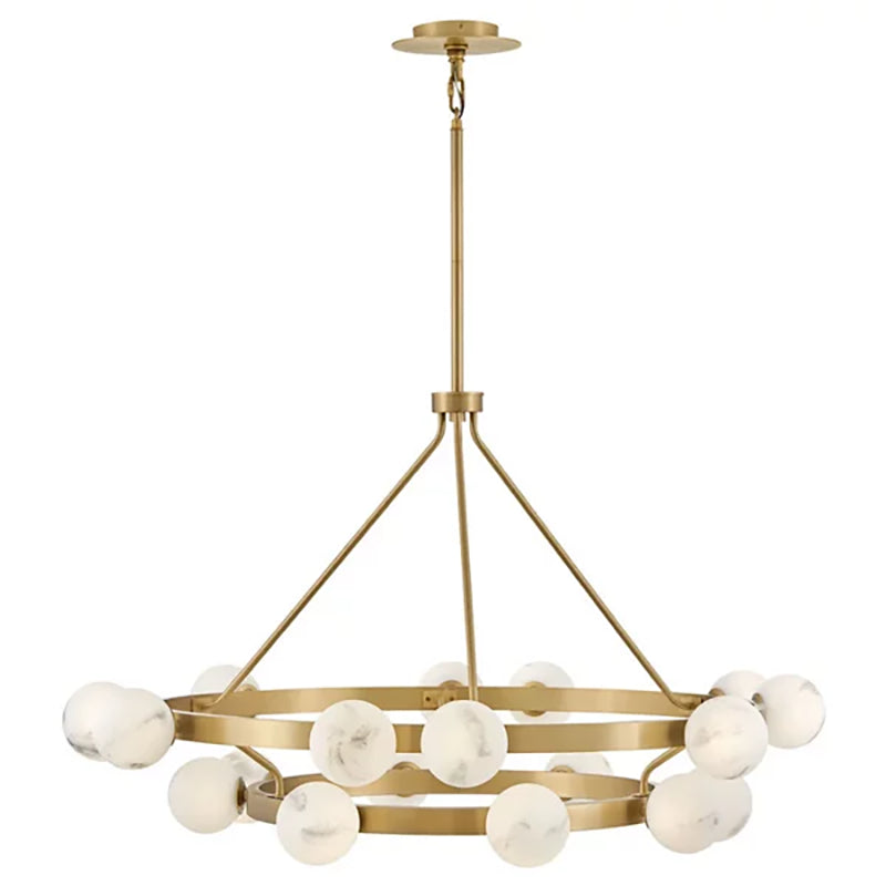 Art Glass Ball Selene Multi Tier Chandelier