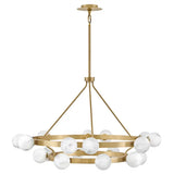 Art Glass Ball Selene Multi Tier Chandelier