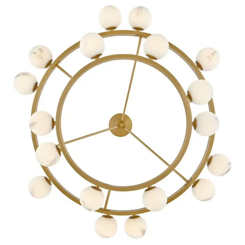 Art Glass Ball Selene Multi Tier Chandelier