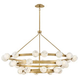 Art Glass Ball Selene Multi Tier Chandelier