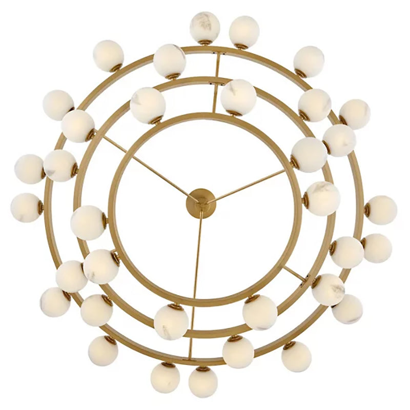 Art Glass Ball Selene Multi Tier Chandelier