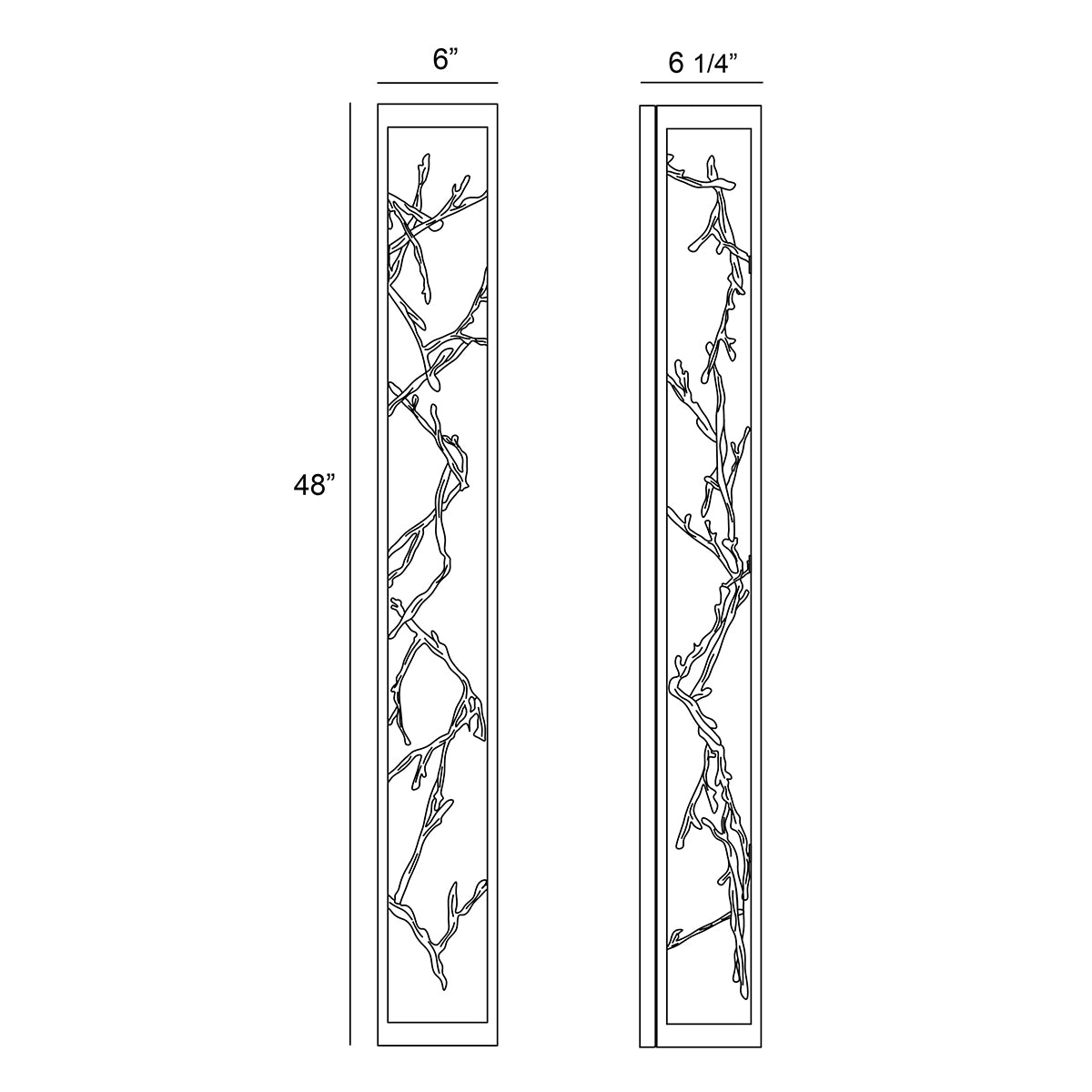 Aerie 48" Outdoor Wall Sconce