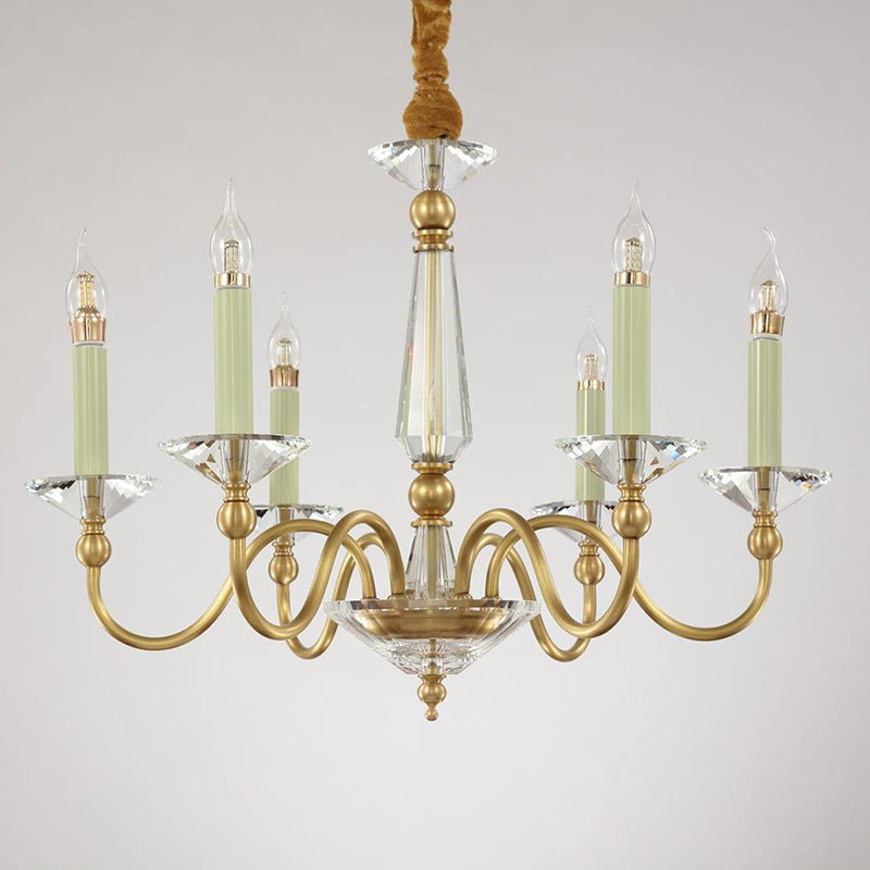 Angle Chandelier 26" 6 Lights