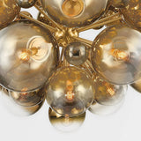 Art Glass Spherical Shade Kyoto Chandelier