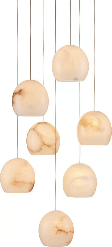 Alabaster Maeva Round Chandelier