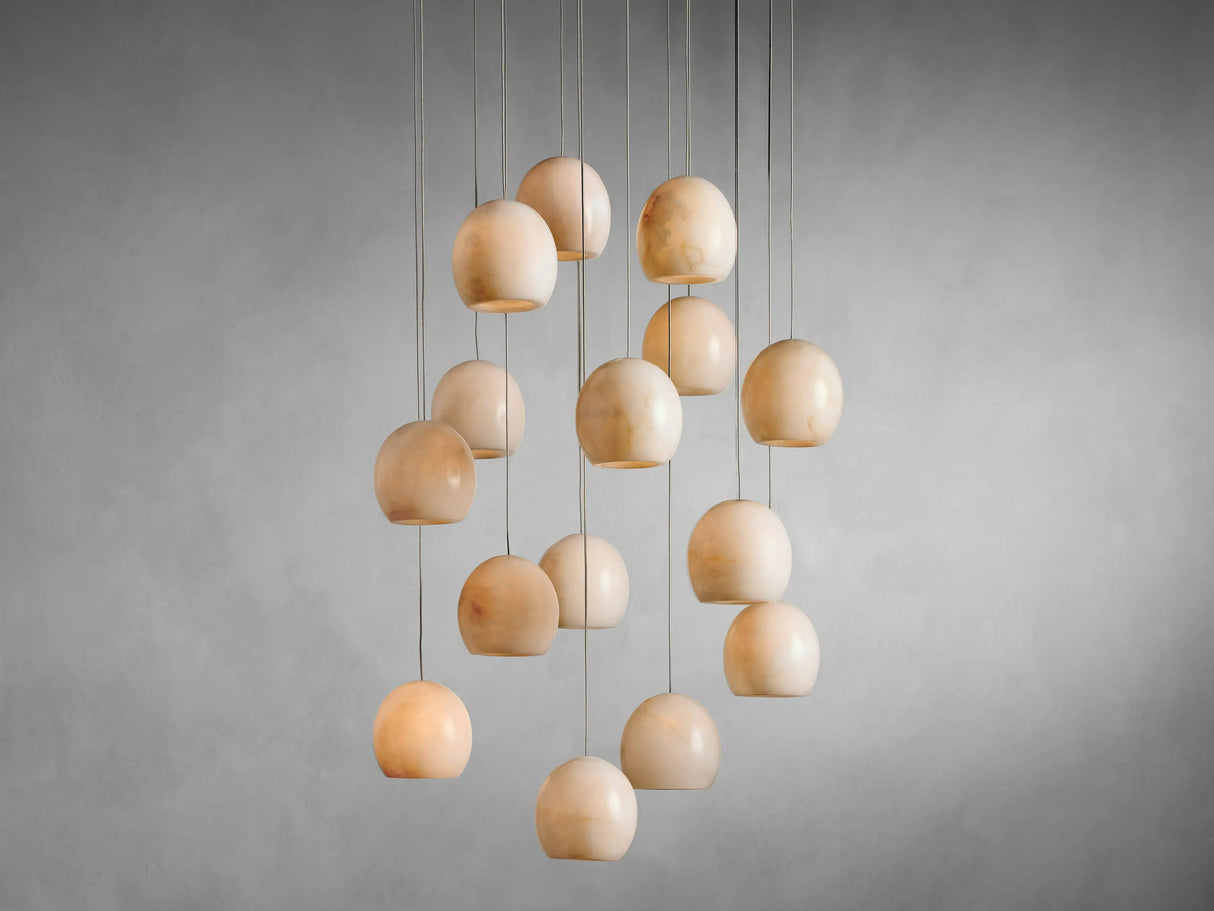 Alabaster Maeva Round Chandelier