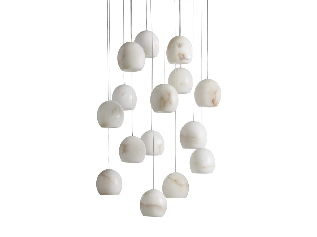 Alabaster Maeva Round Chandelier