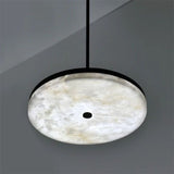 Theseus Alabaster Anne Mini Round Pendant Light