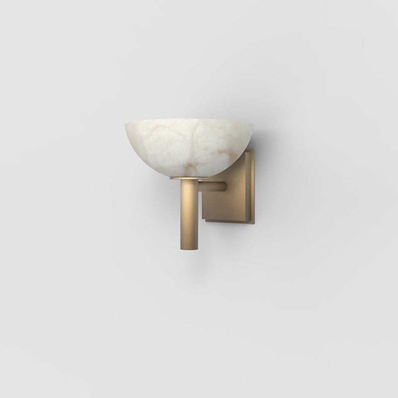 Melange Alabaster Bedside Wall Sconce