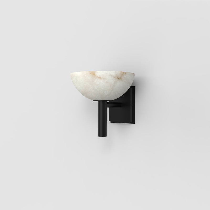 Melange Alabaster Bedside Wall Sconce