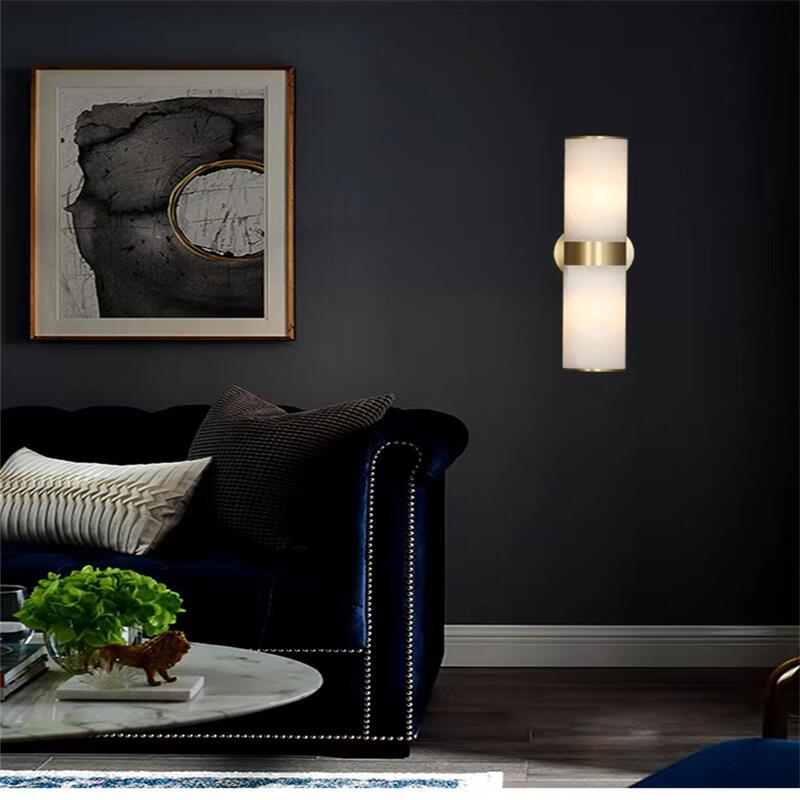 Modern Sutton Linear Alabaster Wall Sconce