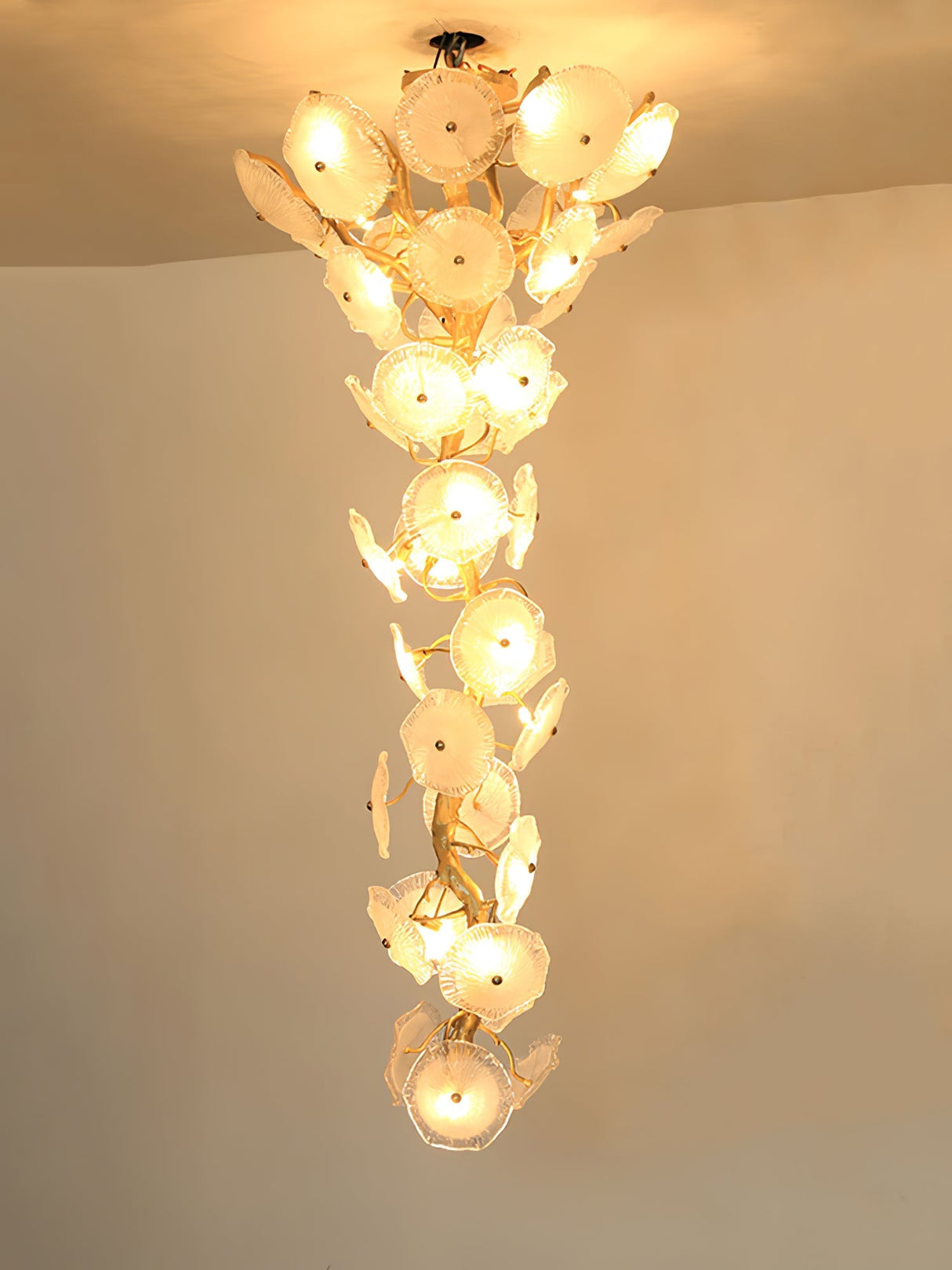 Nenufar Water Lily Chandelier 23.6" 31.5"