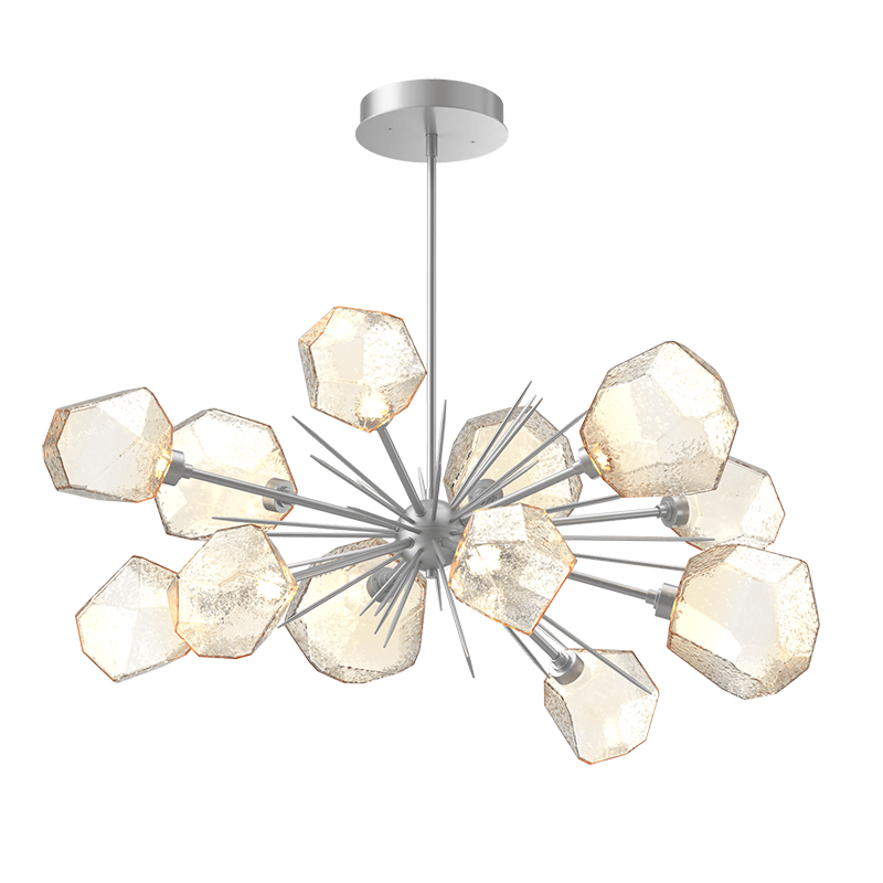 Art Twisted Oval Starburst Chandelier