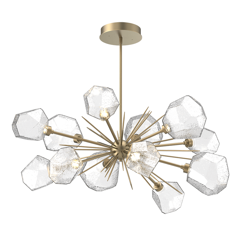 Art Twisted Oval Starburst Chandelier