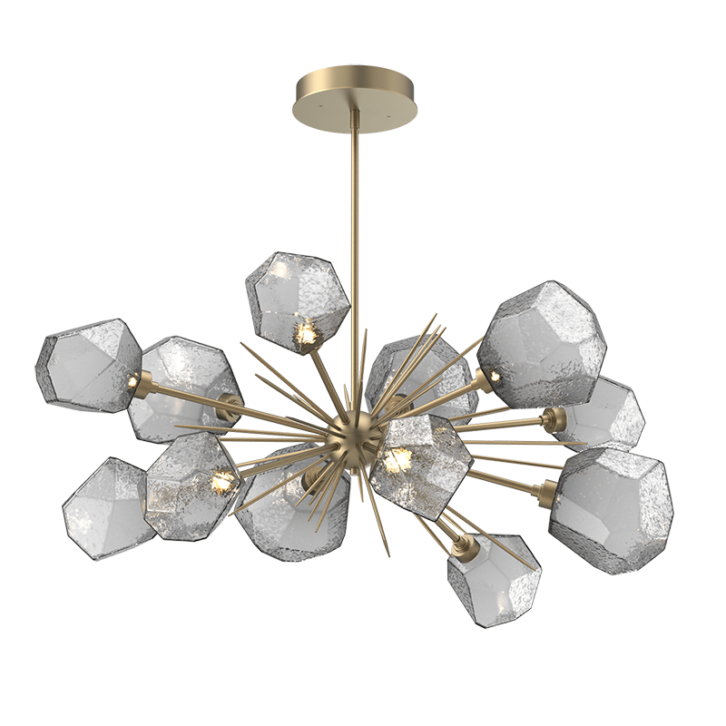 Art Twisted Oval Starburst Chandelier