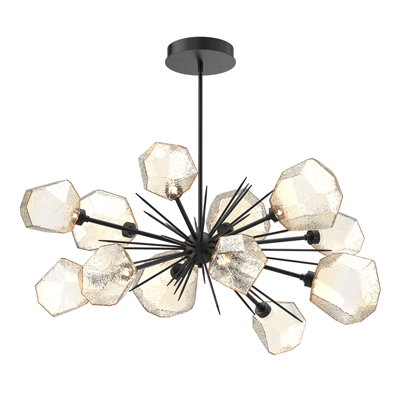 Art Twisted Oval Starburst Chandelier