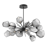 Art Twisted Oval Starburst Chandelier