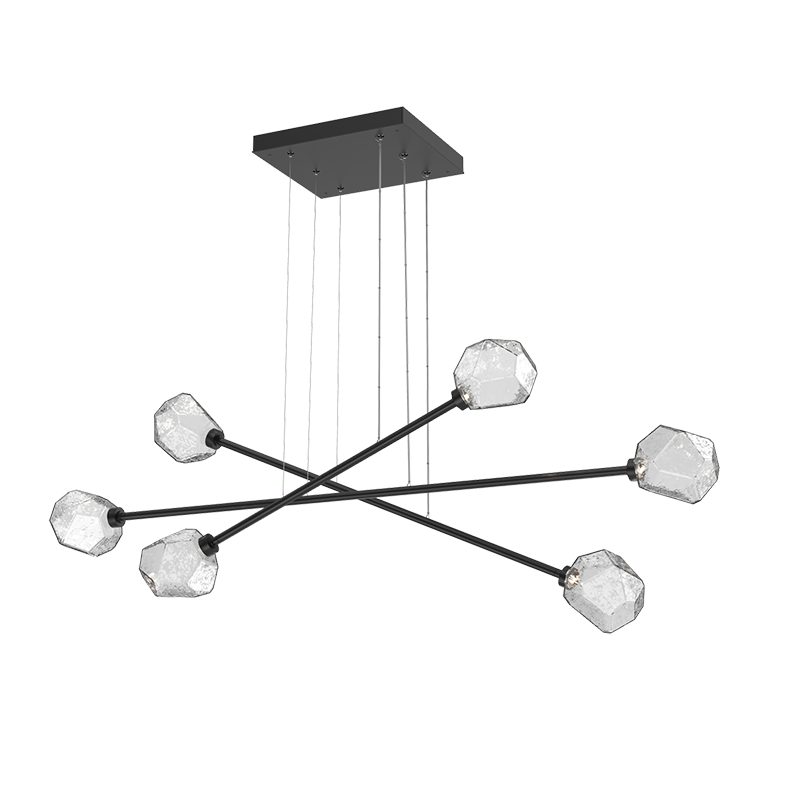 Art Twisted Multi-Piece Linear Chandelier