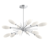 Art Glass Fiori Oval Starburst Chandelier