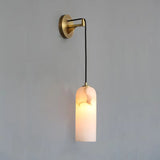 Petra Modern Alabaster Wall Sconce