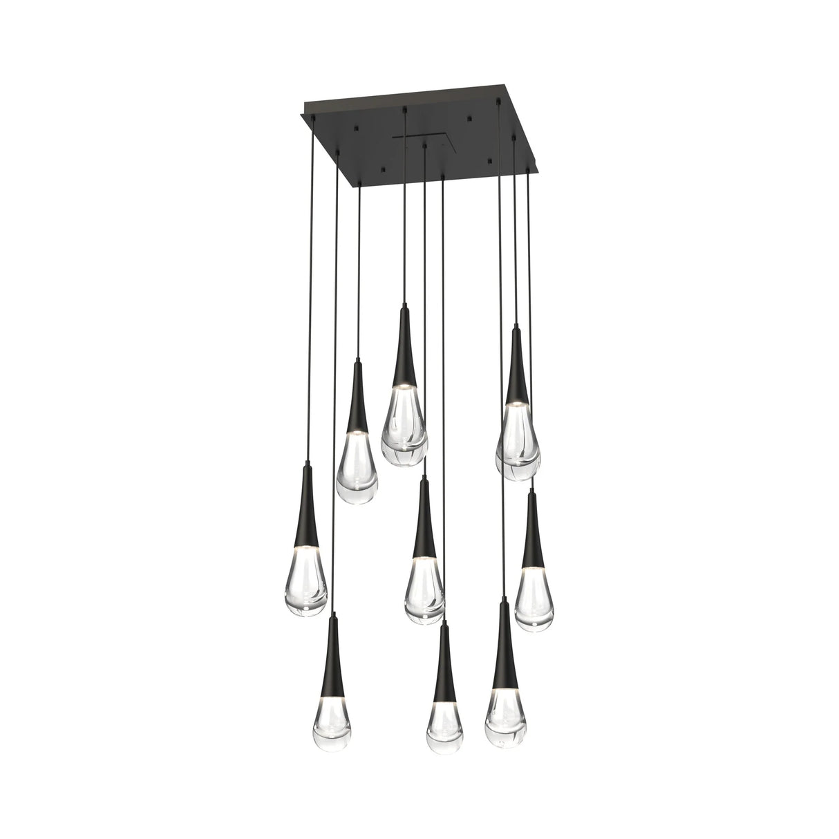 Rain LED Square Chandelier