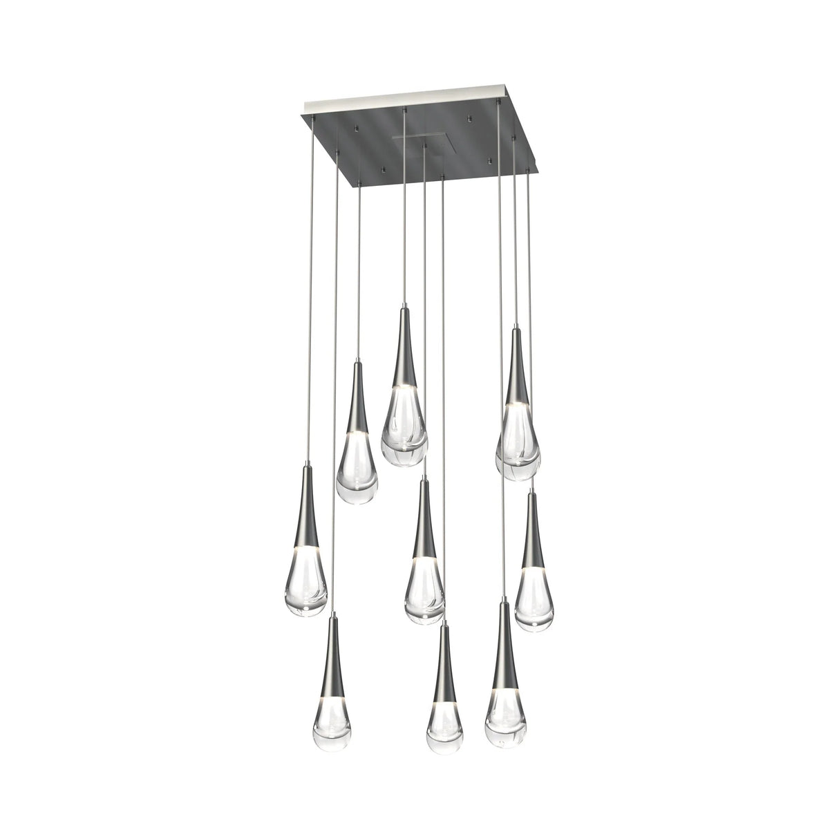 Rain LED Square Chandelier