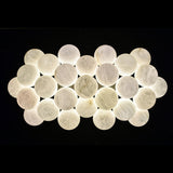 Rectangular Alabaster Ball Chandelier